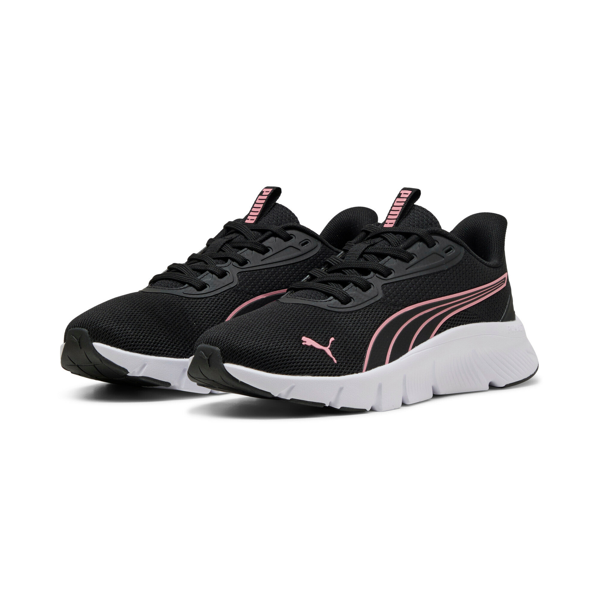 Кроссовки PUMA FlexFocus Lite Modern, размер 6 UK, черный/розовый — фото 1