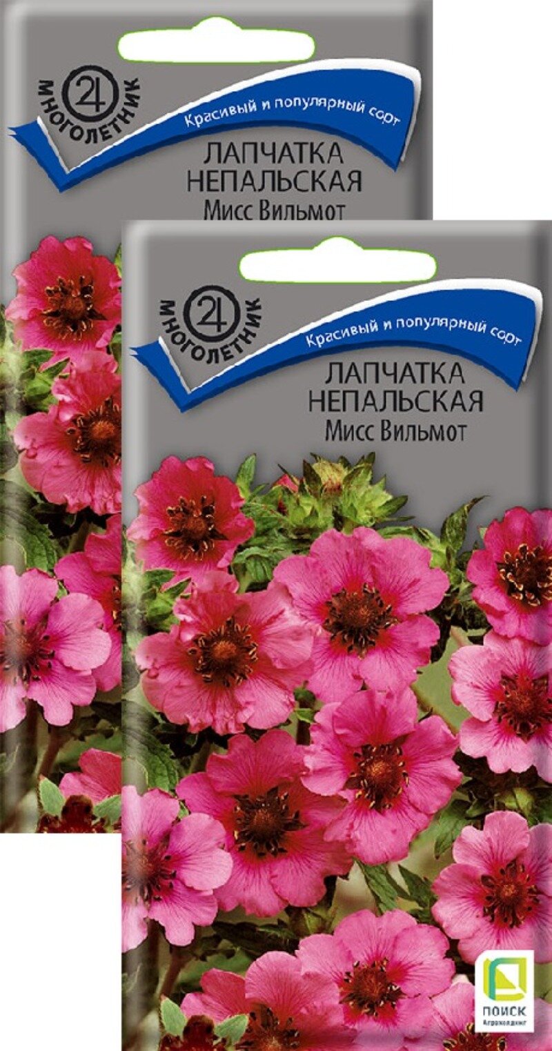 Семена Лапчатка непальская Мисс Вильмот (01 г) 2 пакета Агрофирма Поиск
