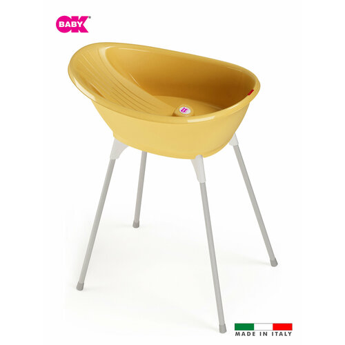 фото Комплект ванночка ok baby bella+подставка желтый okbaby