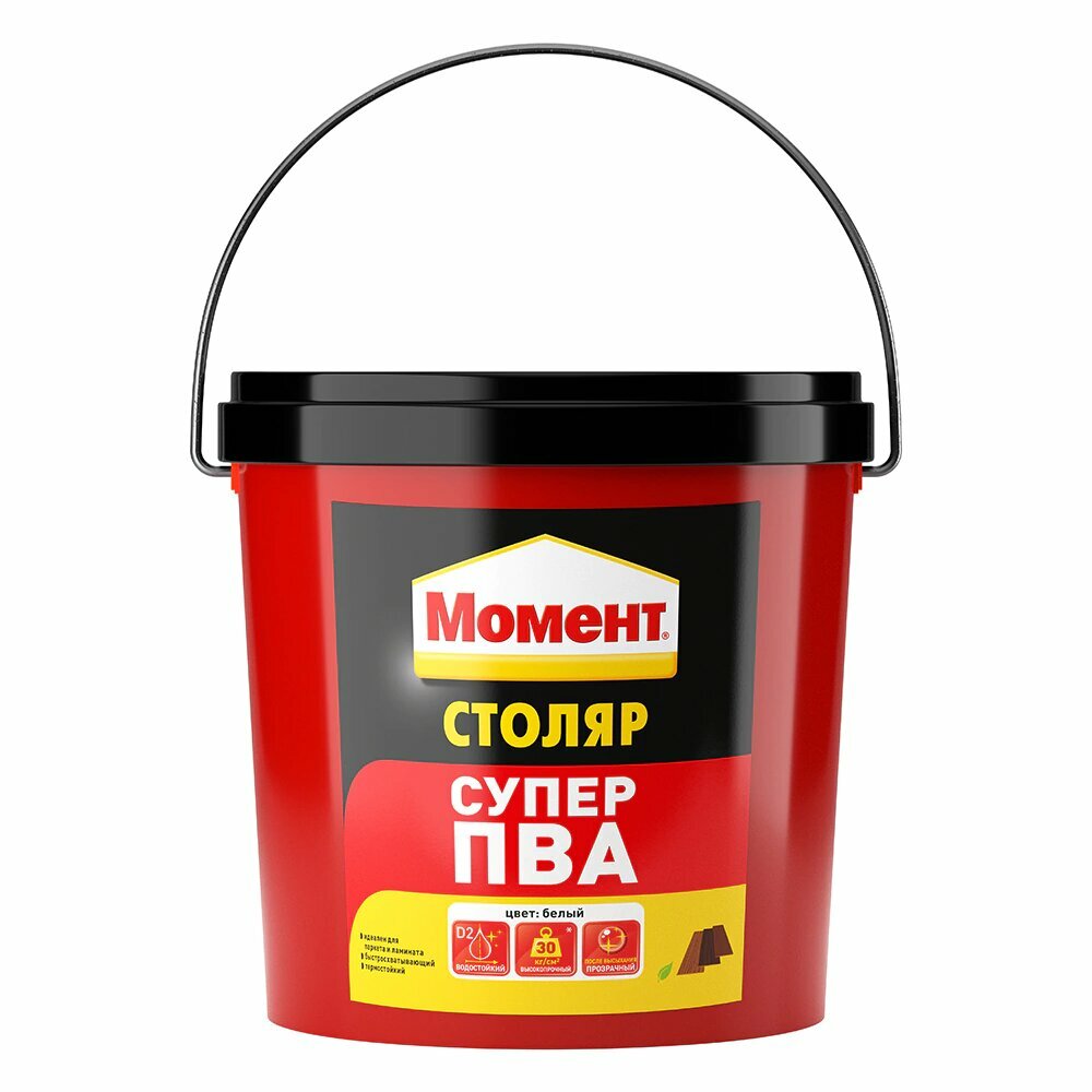 Клей ПВА Момент Столяр Супер D2 3 кг