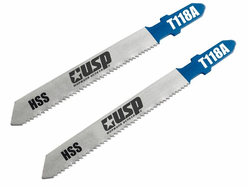 Полотна для электролобзика. 2 шт. Тип полотна T118A. HSS