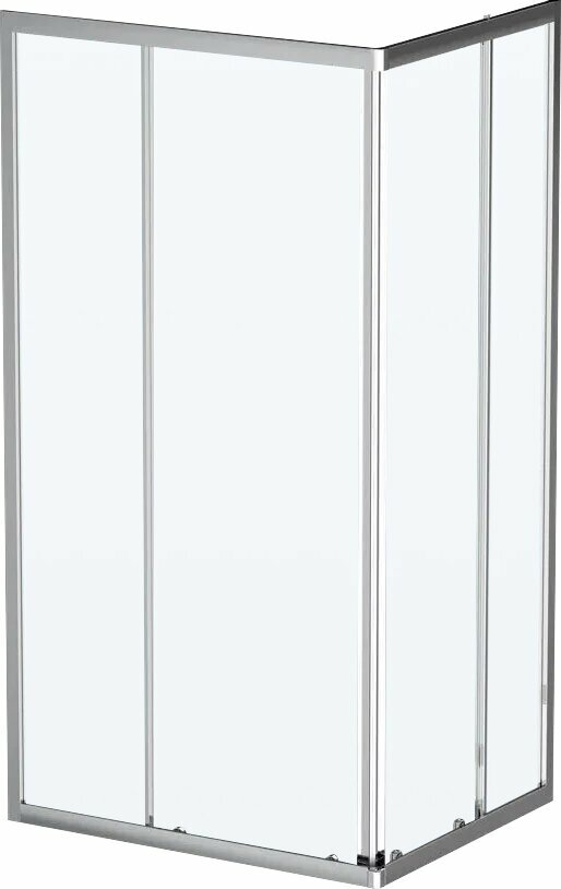 Душевой уголок BelBagno Due AH-2-120/80-C-Cr без поддона стеклянный 120x80 прямоугольный раздвижной итальянский