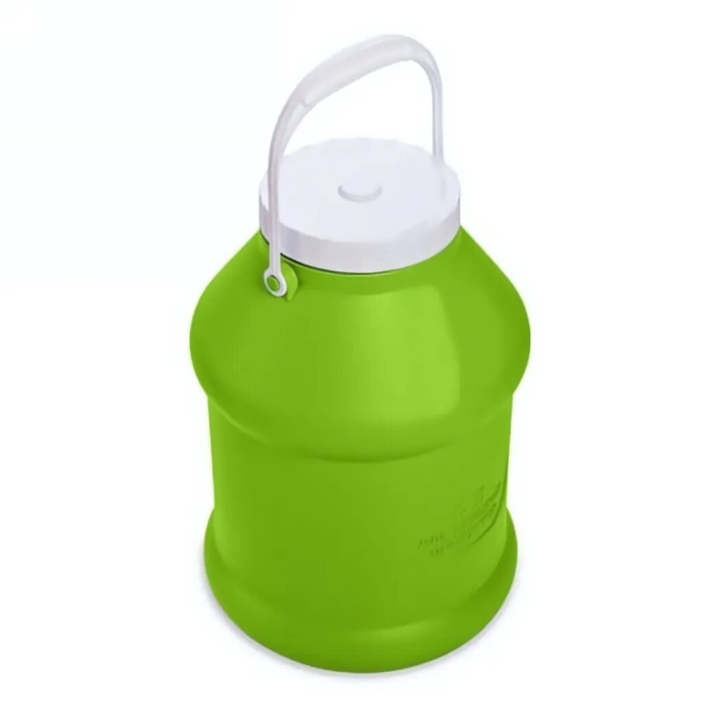 Бидон пластиковый «Просперо» 8л зеленый для хранения жидкостей и сыпучих продуктов