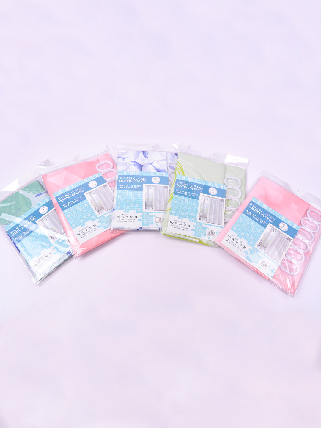 Штора для душа и ванной, 180 * 180 см, влагостойкий, яркий принт — фото 1