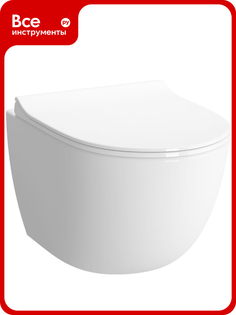 Подвесной унитаз VITRA Sento Rim-ex 54 см 7748B003-0075