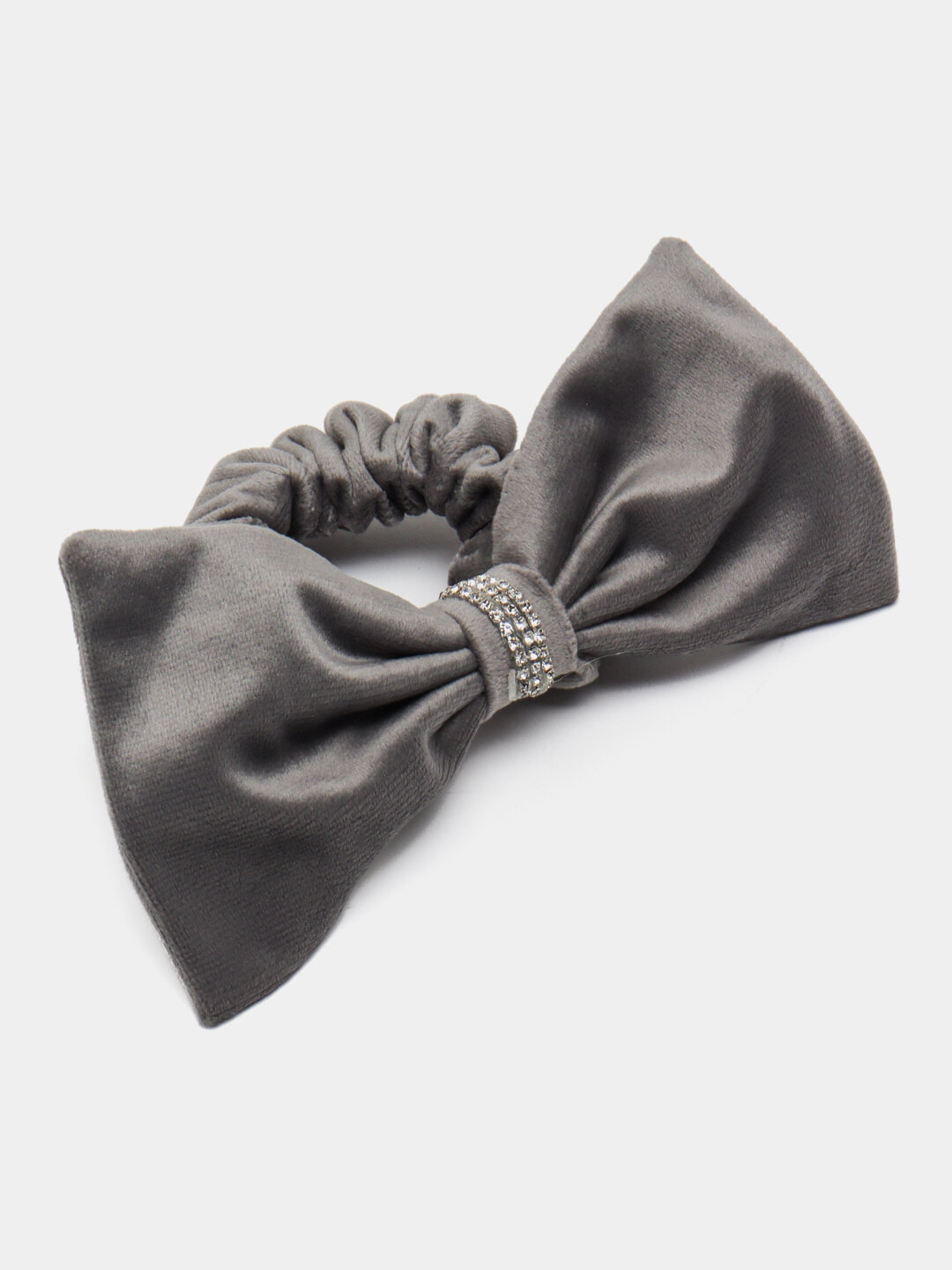 Заколка бант для волос на резинке