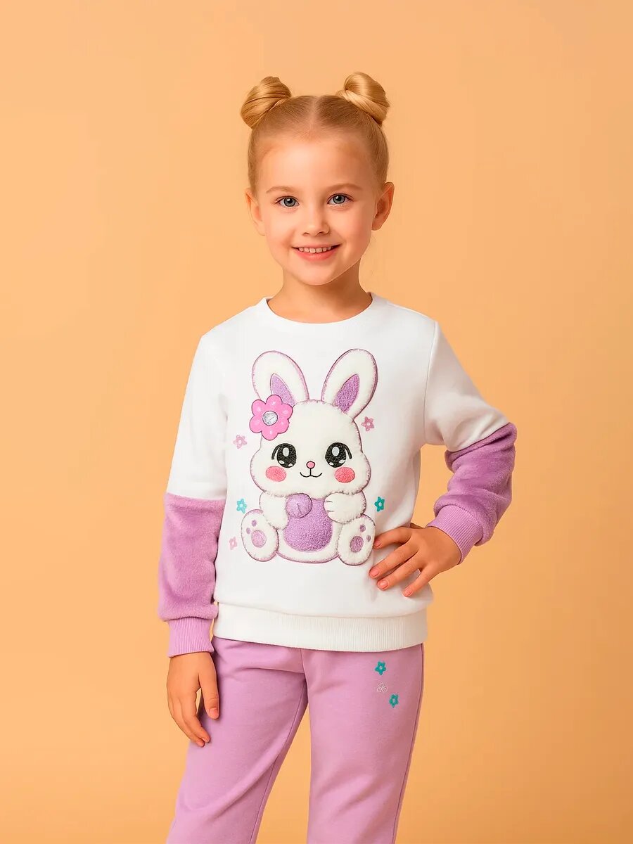 Свитшот Kari Kids размер 4-5 белый