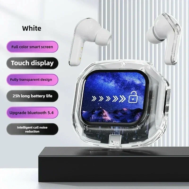Беспроводные наушники TWS с сенсорным цветным экраном и интеллектуальным управлением Air