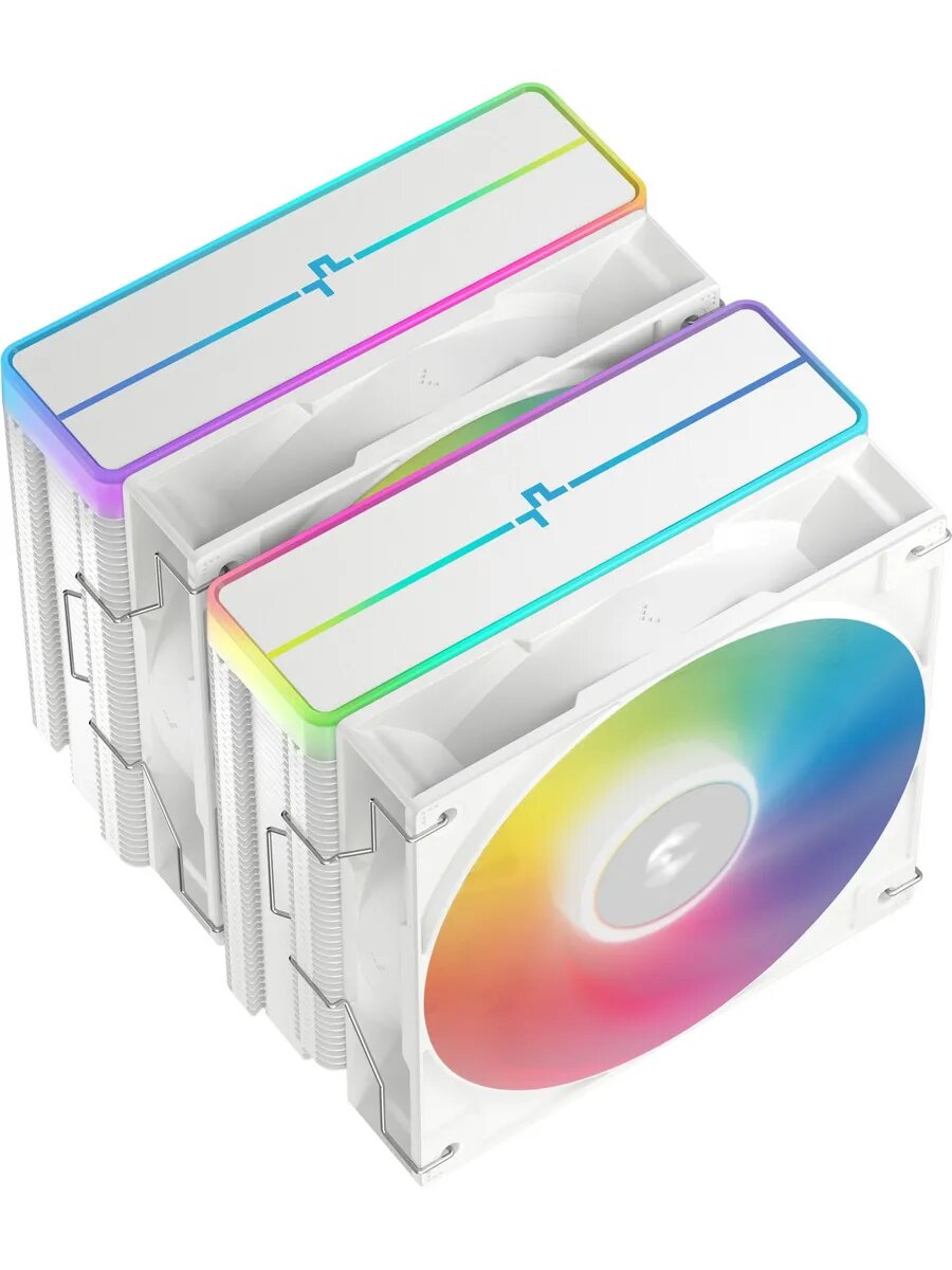 Устройство охлаждения(кулер) Deepcool AG620 Wh V2 ARGB — фото 1