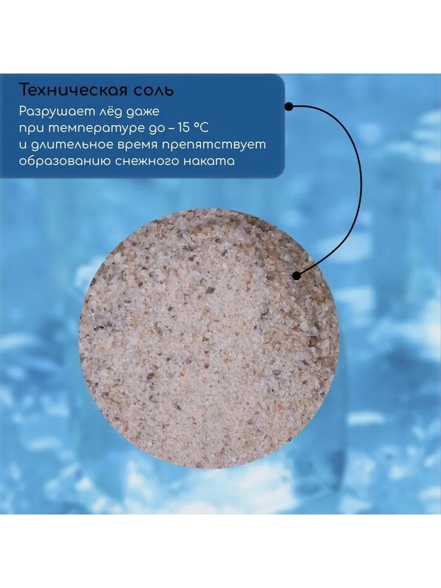 Эффективный противогололёдный реагент для зимних условий