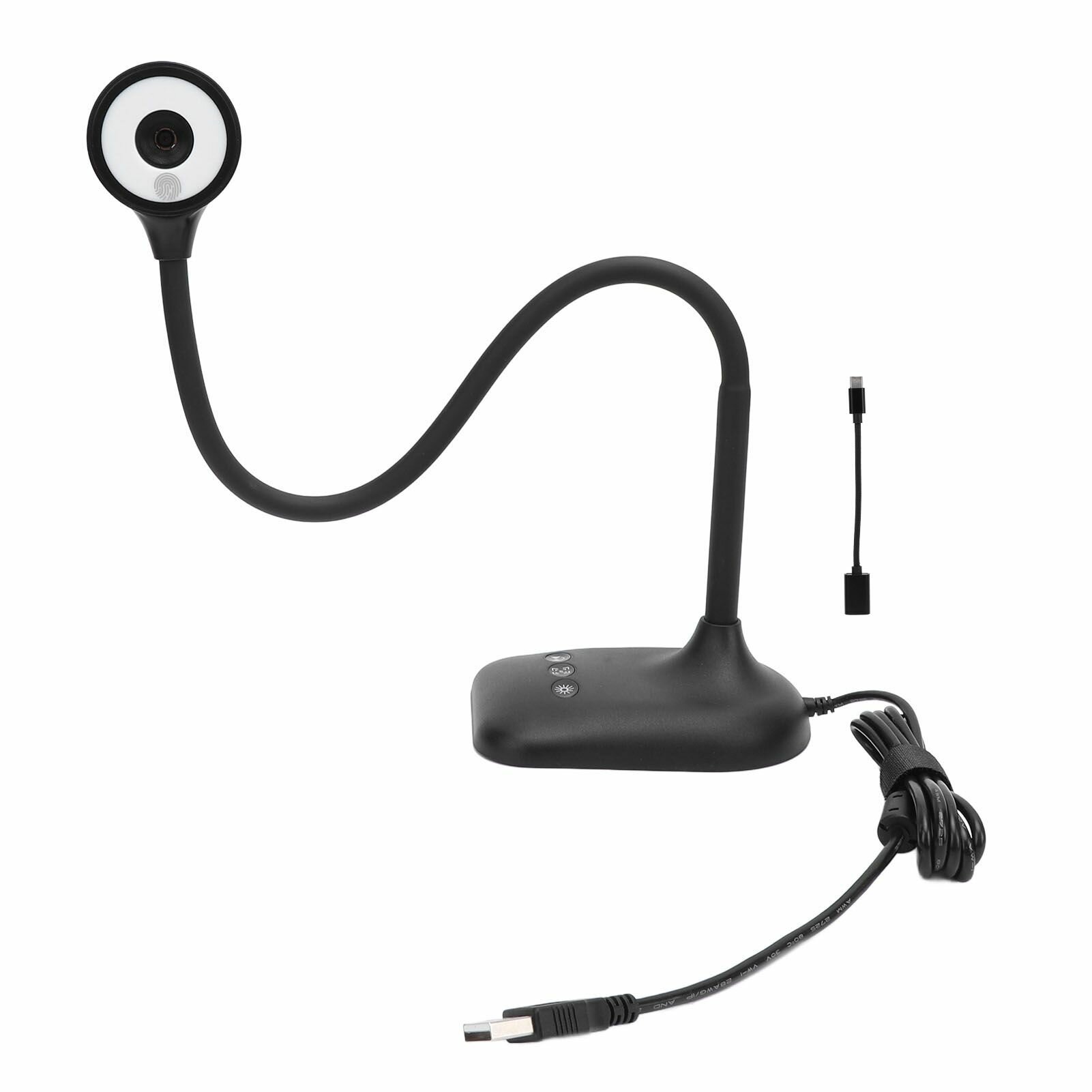 USB документ-камера 2К с автофокусом и LED подсветкой для удаленной работы и обучения 5 МП идеальна для онлайн занятий