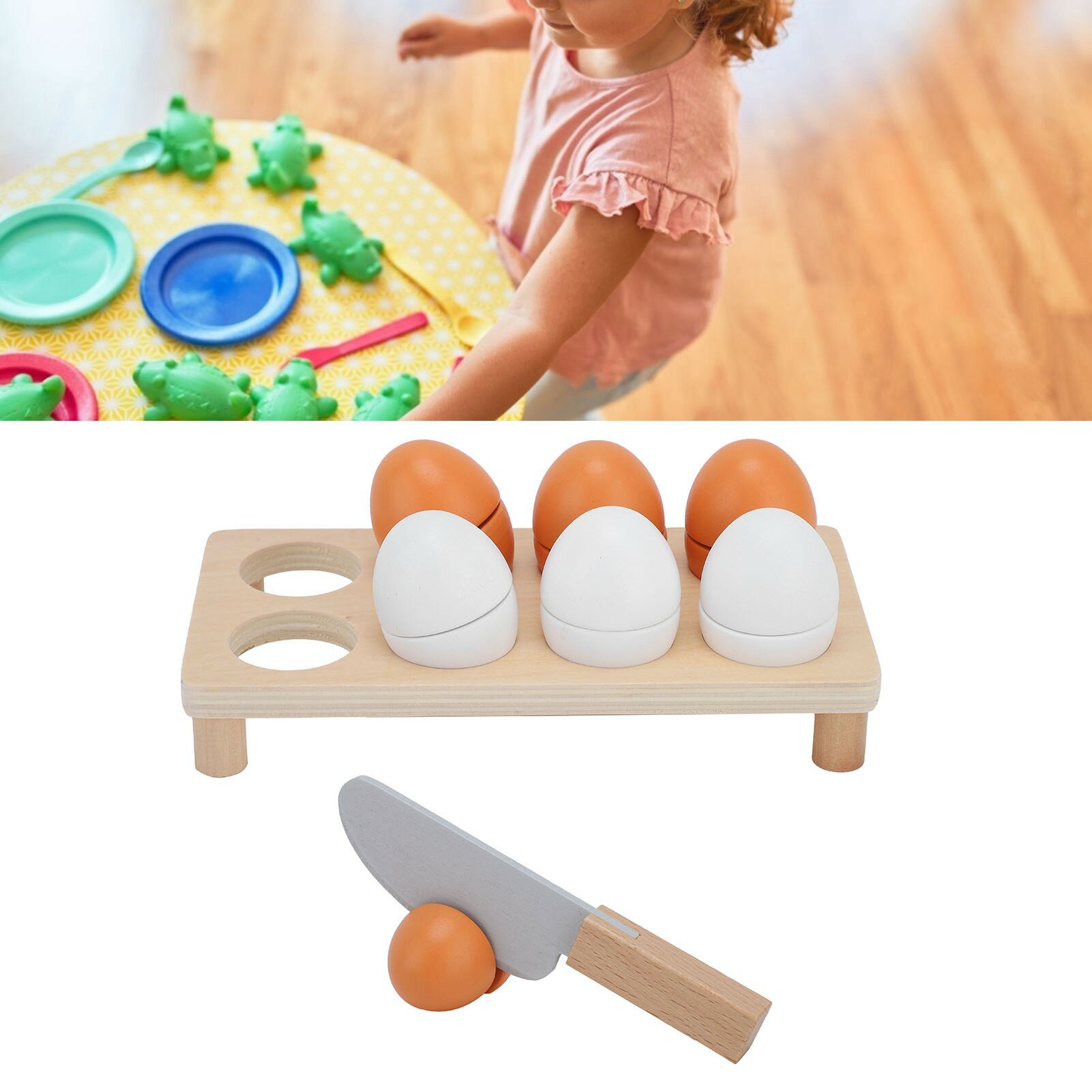Игрушки для ролевых игр с магическими яйцами, симуляция продуктов, 4 шт, для детей от 3 лет