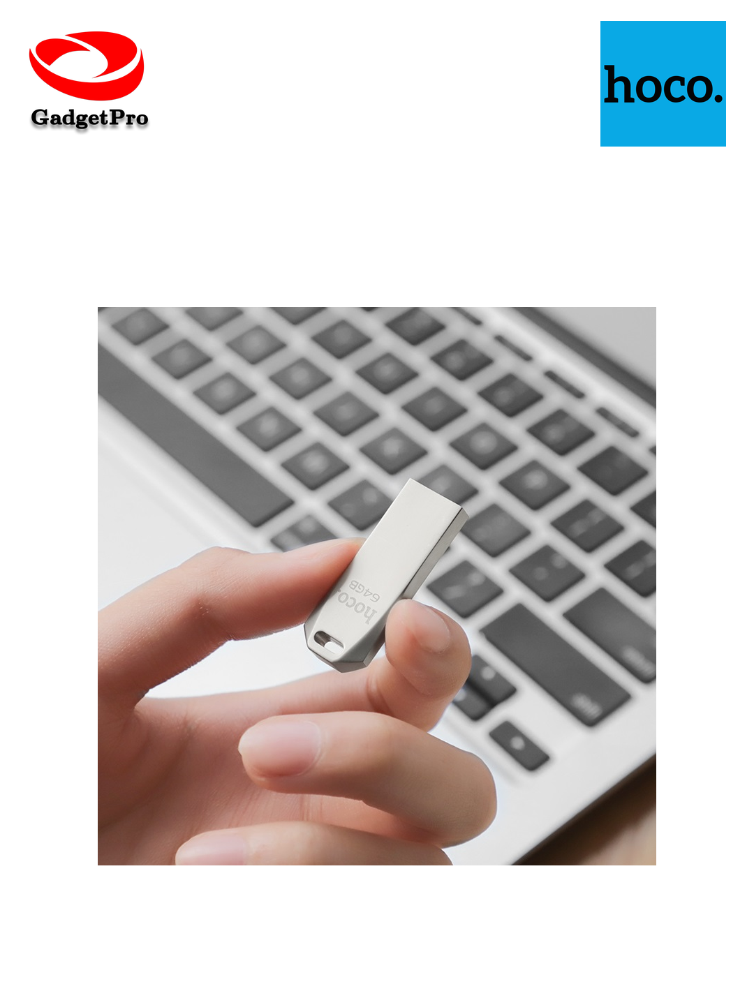 USB Flash Drive Hoco UD4 128GB: надежный флеш-накопитель с высокой скоростью передачи данных.