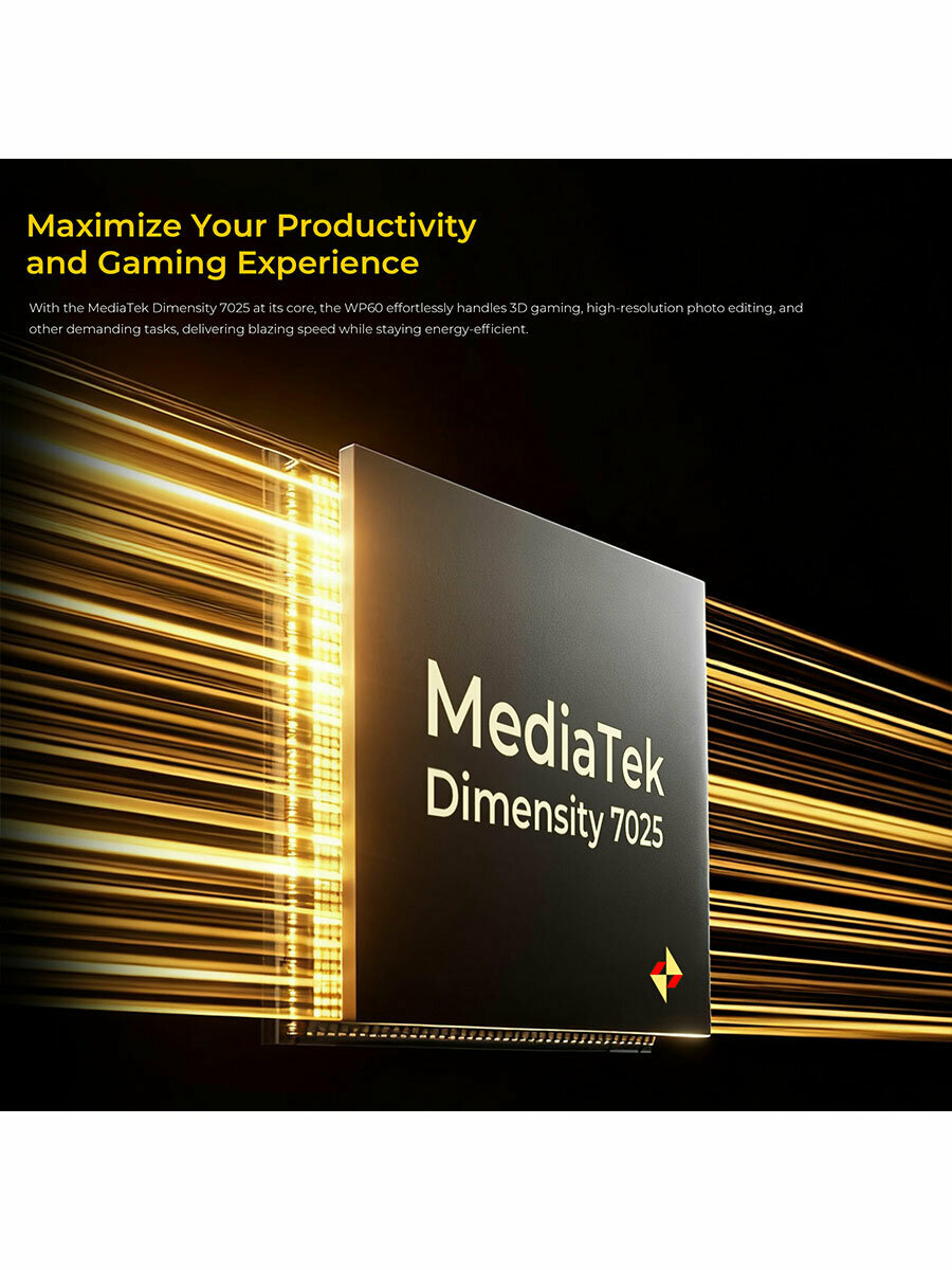 Смартфон OUKITEL WP60 48(16+32) ГБ+512 ГБ 10000 мАч Android 15 Dimensity7025 7,2 HD+, черный — фото 1