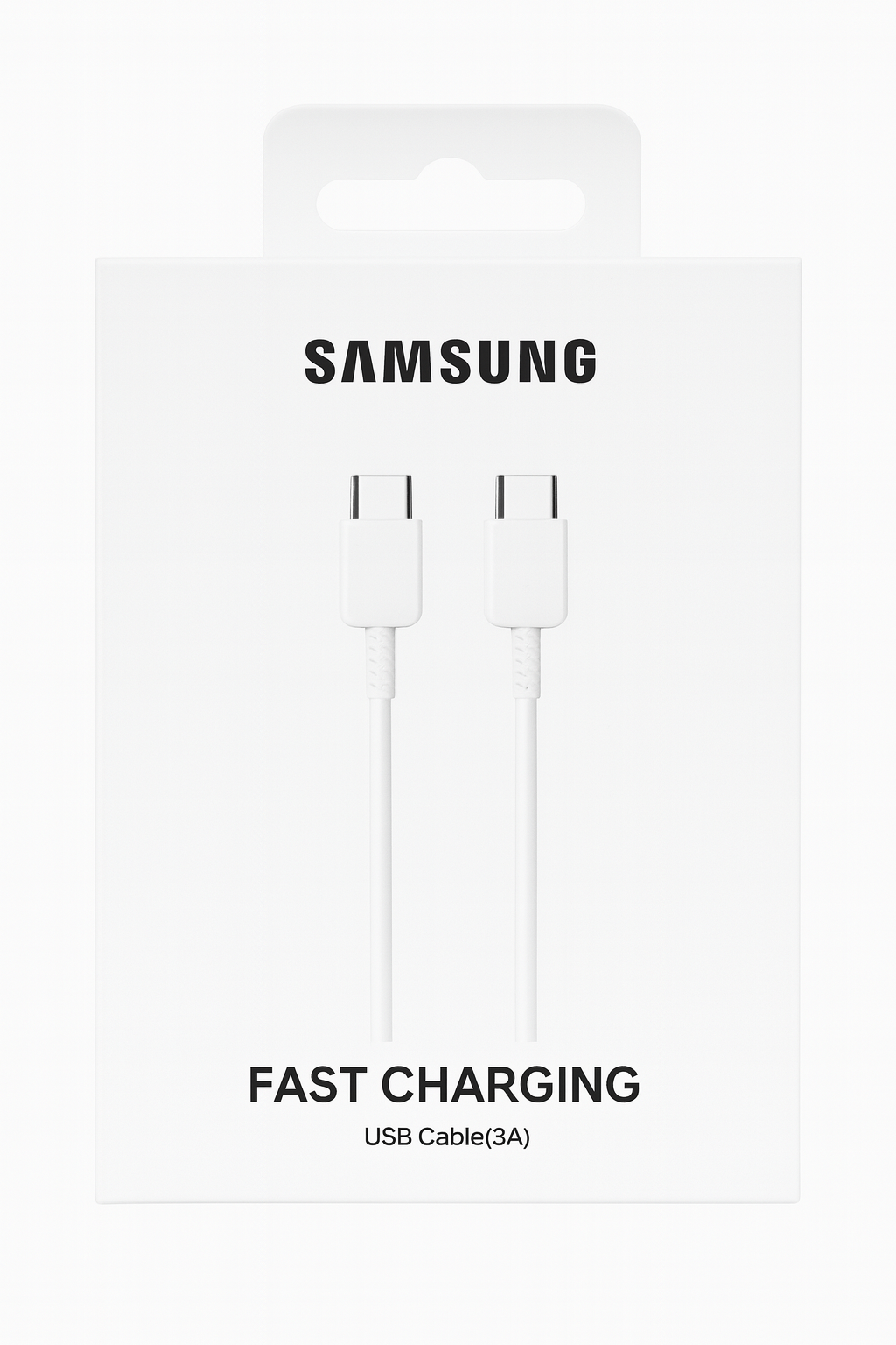 USB-кабель для быстрой зарядки Samsung (3А) — Type-C-Type-C, белый
