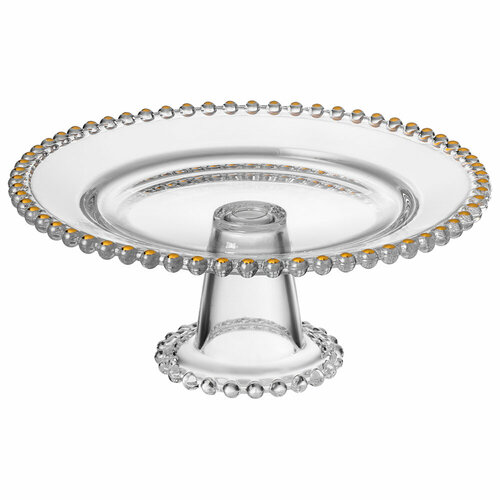фото Блюдо сервировочное golden charm на ножке, 20*8 см ksg-345-503 lefard