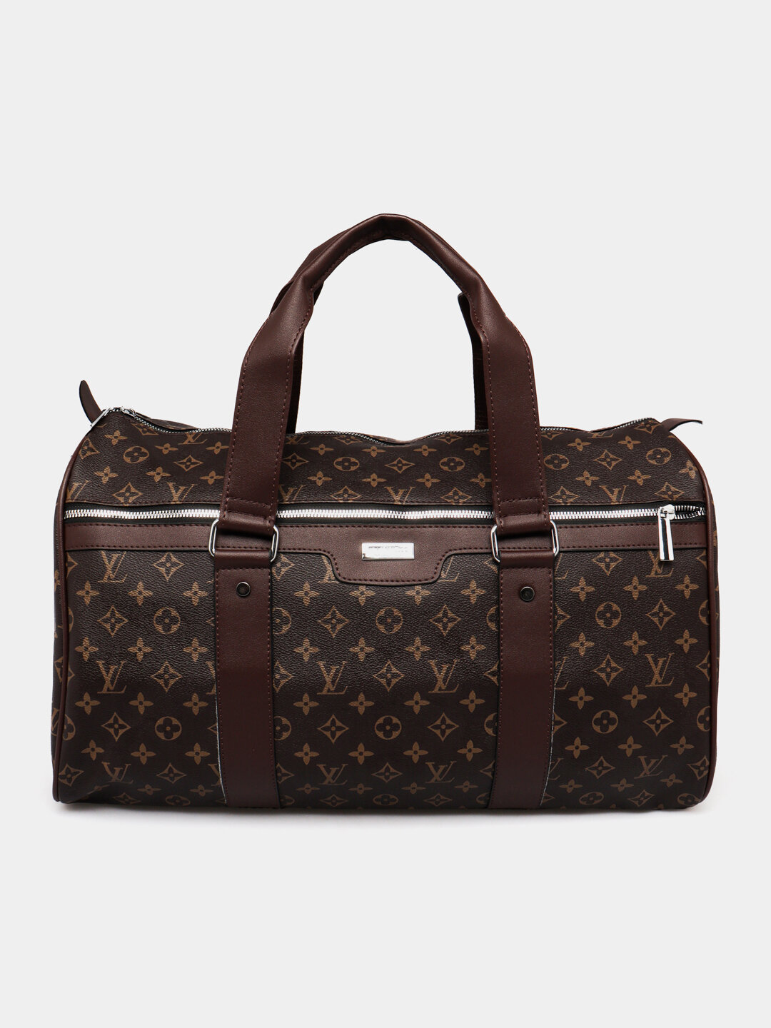 Сумка дорожная , 19 л, 21х26х45 см, ручная кладь, коричневый — фото 1