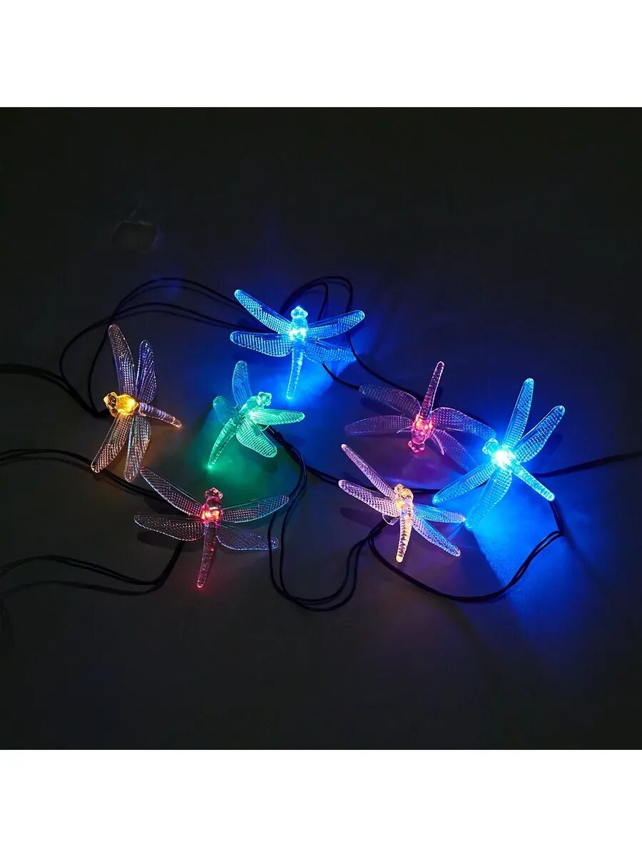 Гирлянда светодиодная USL-S-123 на солнечных батареях 4 м