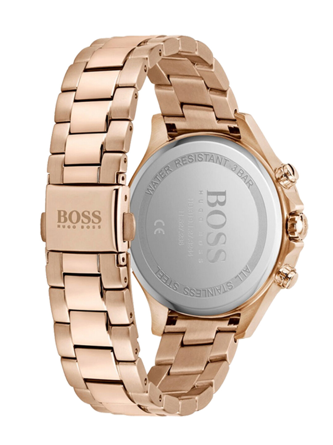 Наручные часы BOSS, золотой, синий — фото 1