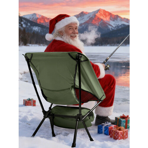 Стул складной туристический, кресло для рыбалки, стулья для кухни, кресло складное туристическое, Зеленый, 65x35x35cm