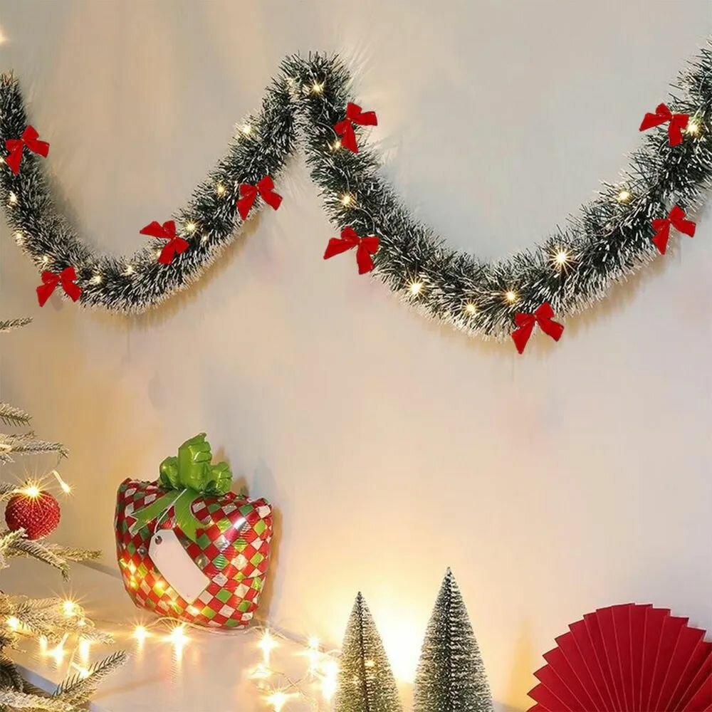 Мишура 600 см зеленый 1 шт.