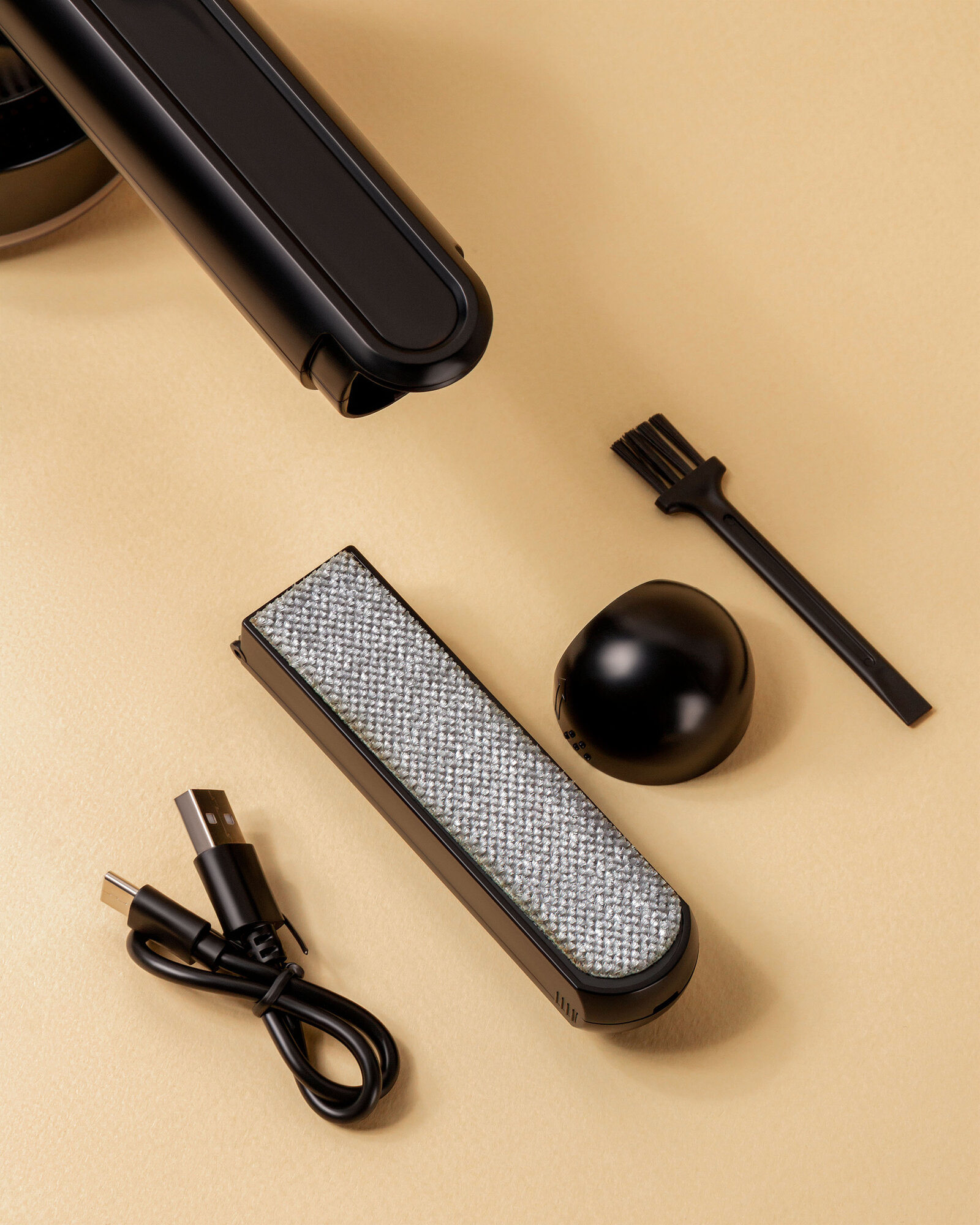 Машинка для удаления катышек Rombica, Li-ion аккумулятор, LED дисплей, черная — фото 1