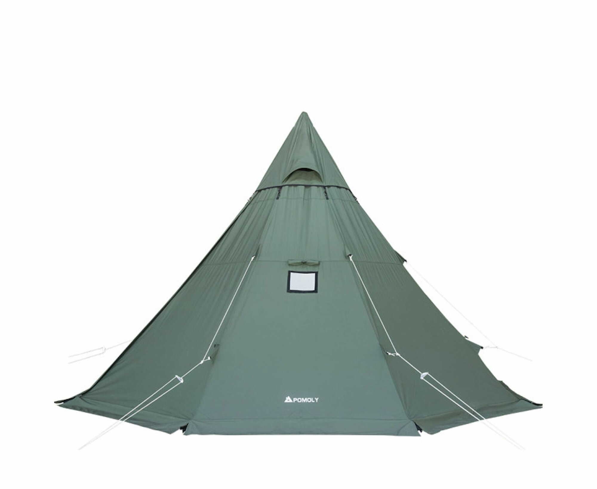 Палатка Pomoly Yarn Octa Canvas Тipi Wood Stove Tent (Army Green)