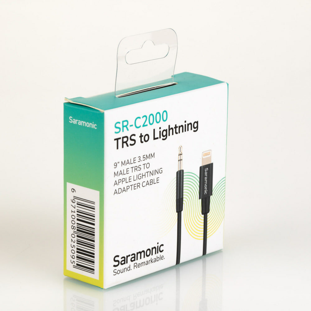 Saramonic SR-C2000 Lighting black Кабель-переходник TRS-Lightning 3,5 мм