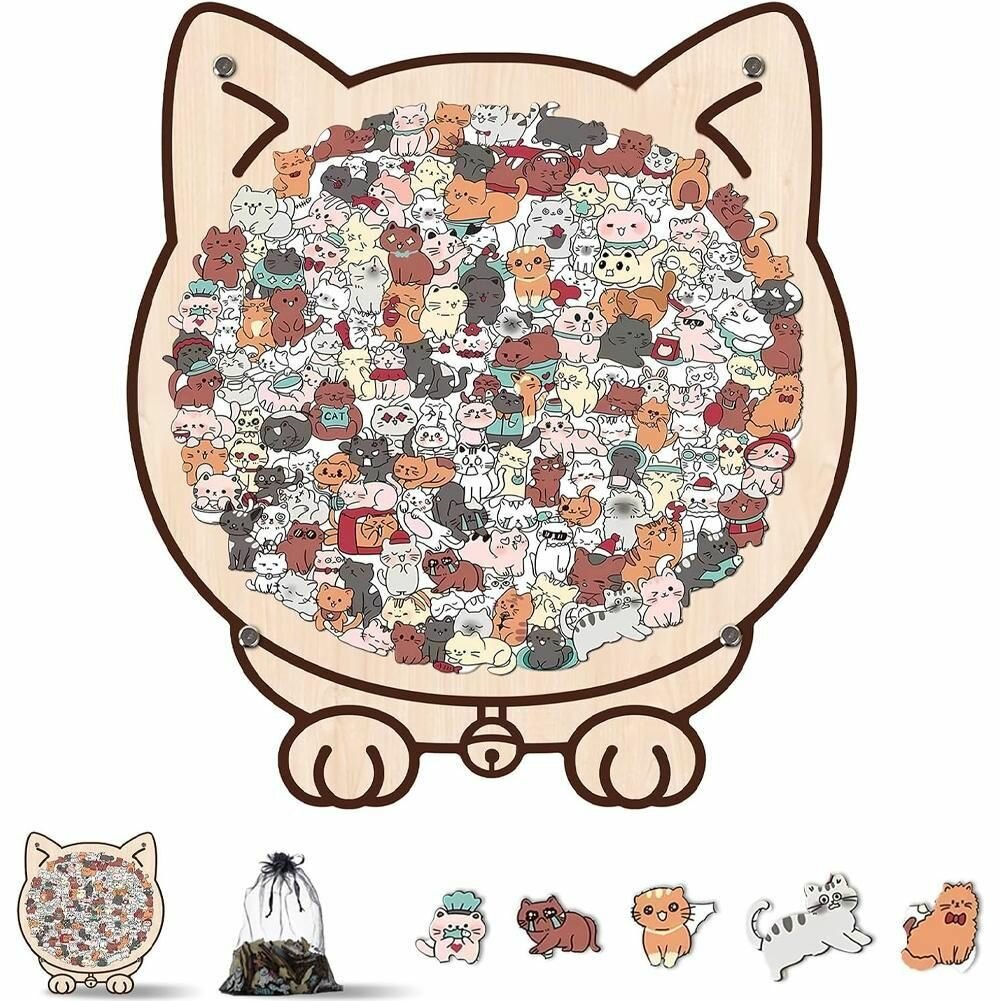Головоломка в форме кошки