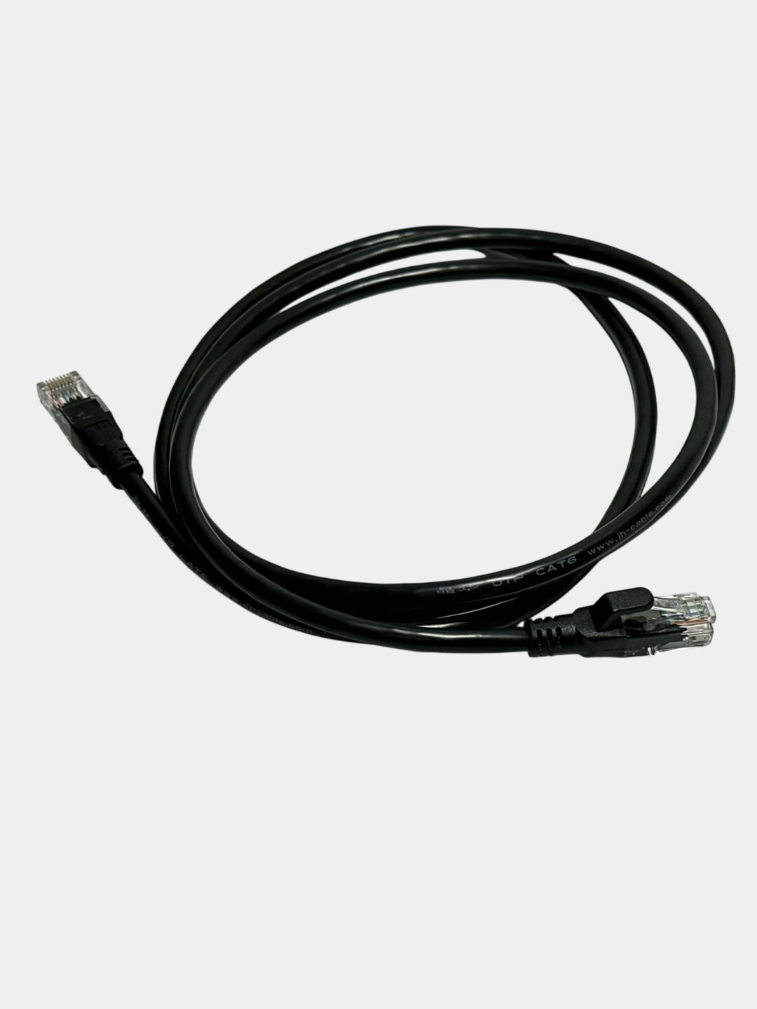 Сетевой кабель JH CAT-6 LAN до 10Гбит/сек, UTP для интернета, патч-корд RJ45, компьютерный - 1M — фото 1