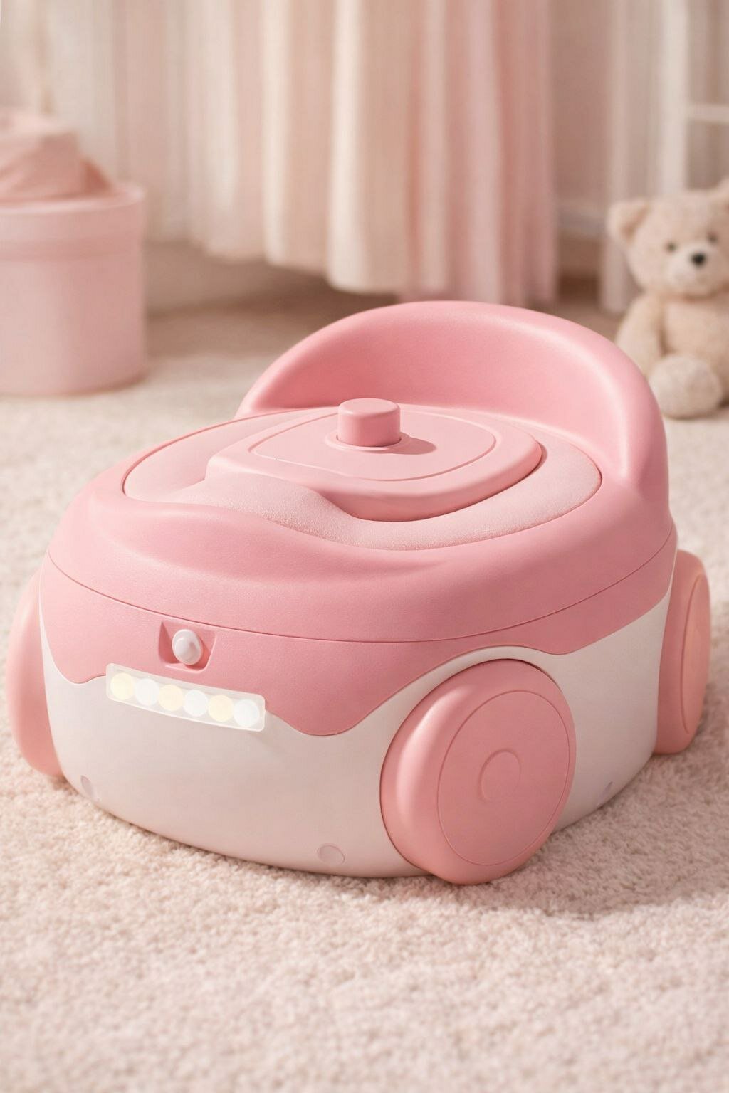 Детский горшок в форме машинки с удобным сиденьем — фото 1