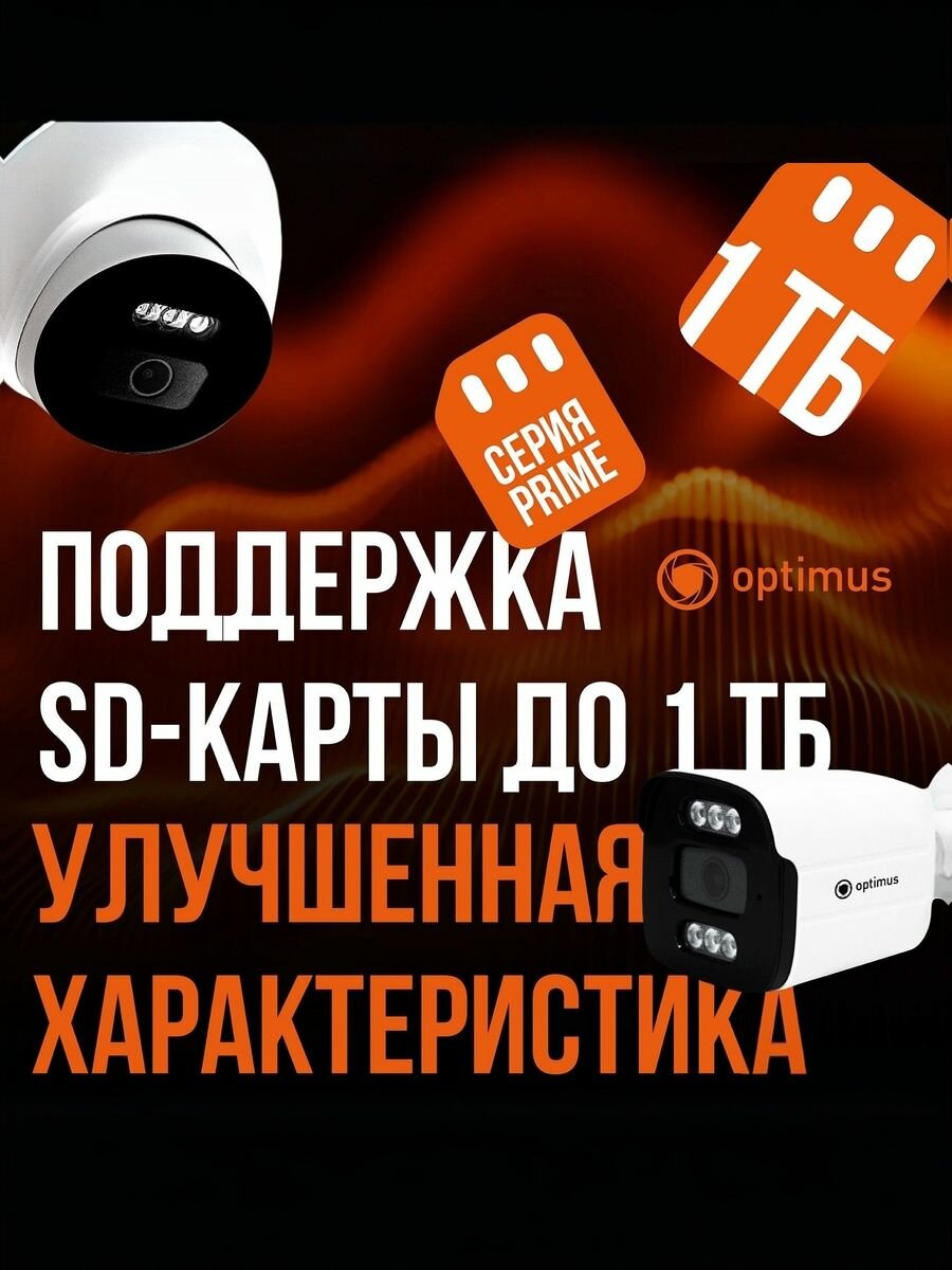 Видеокамера Optimus Prime ECO IP-022.1(2.8)MP — фото 1