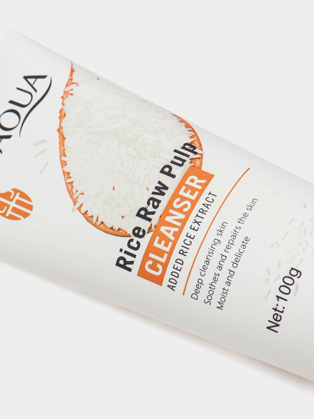 Пенка BioAqua "Rice Raw Pulp", для умывания, с экстрактом риса, 100мл