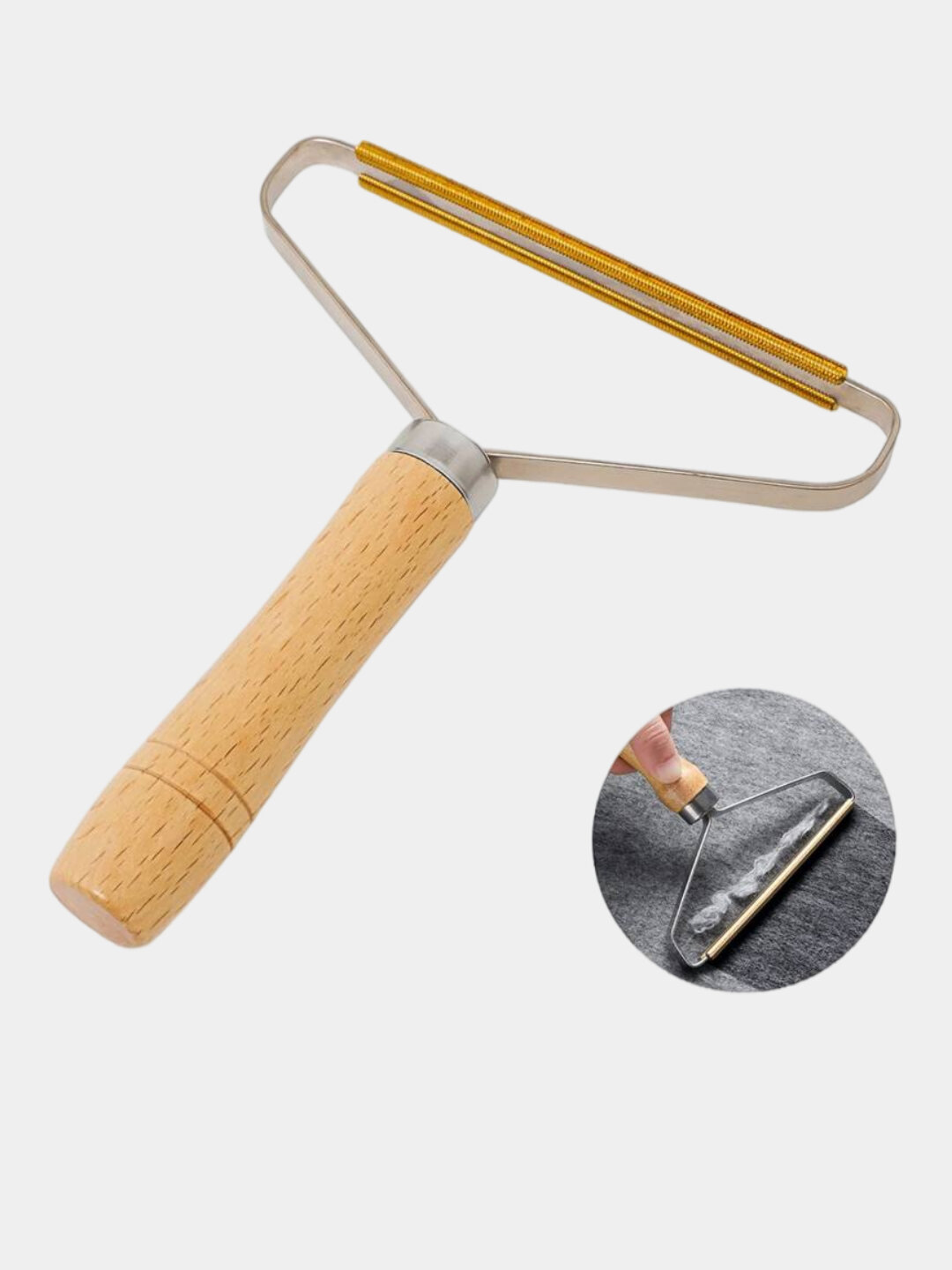 Скребковая щеточная катушка для удаления шерсти, волос с ковров и одежды