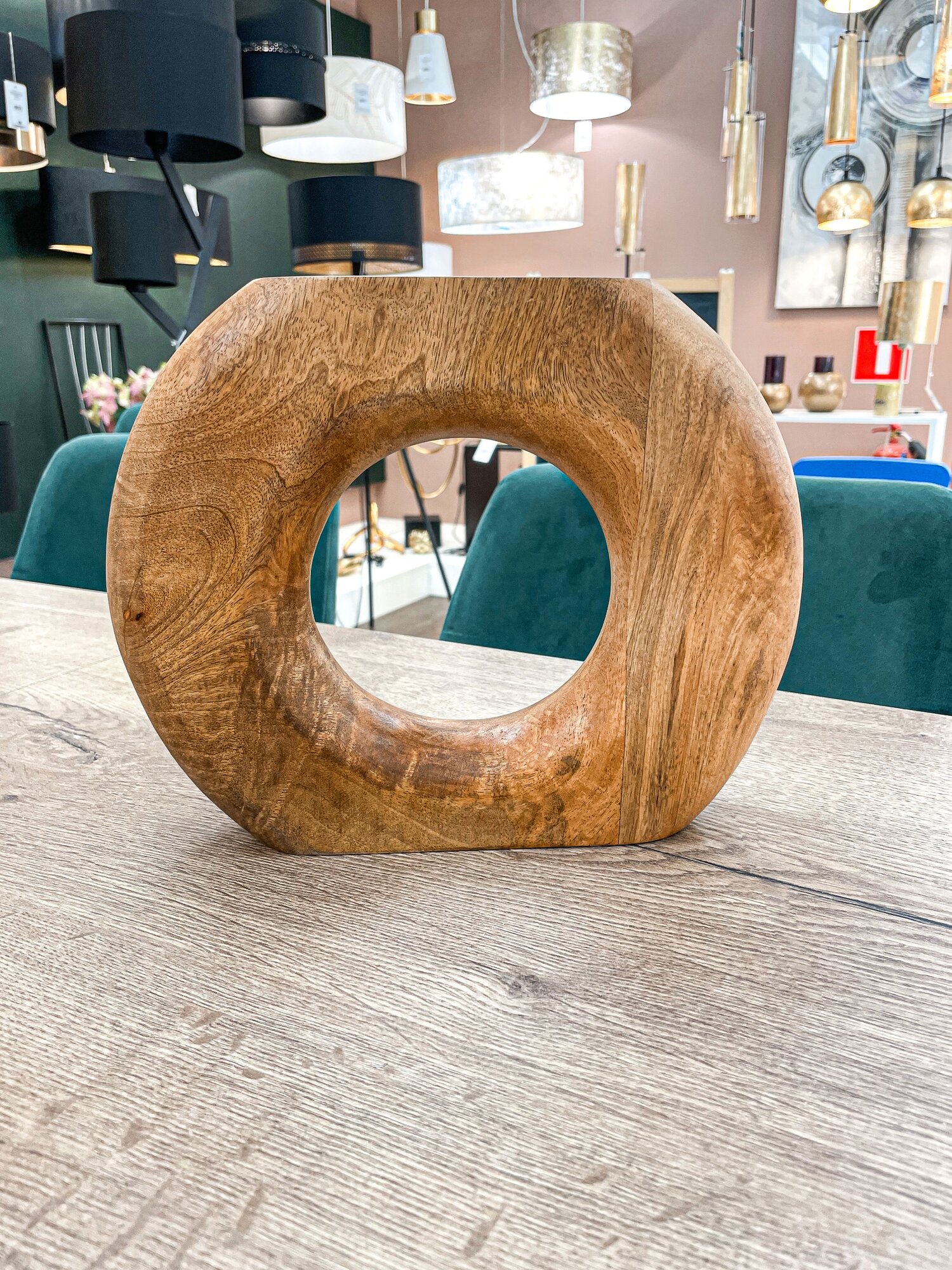 Декоративная ваза Eglo Melobody L280 B50 H220 421275, дерево, природное тепло