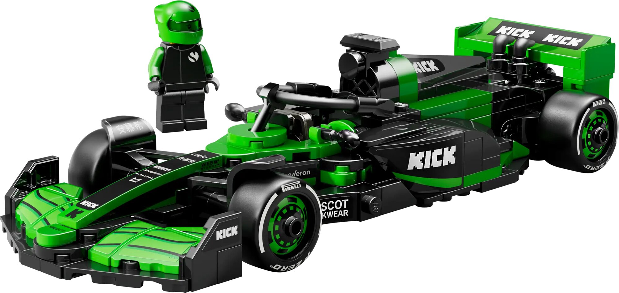 Конструктор LEGO Speed Champions 77247 Команда Kick Sauber F1® C44, 259 дет. — фото 1