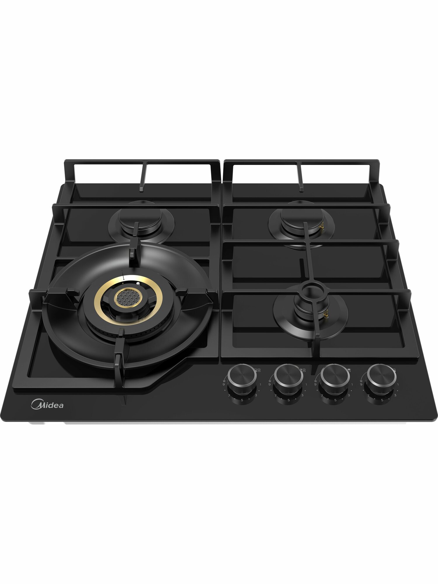 Встраиваемая газовая панель MIDEA MG697VGB, официальная гарантия — фото 1