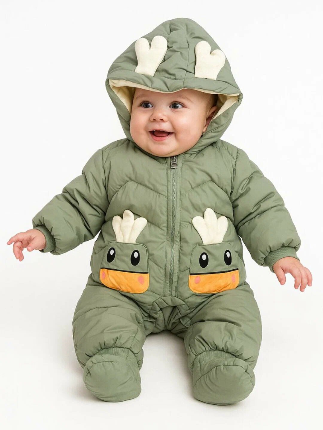 Куртка для младенцев, зимняя одежда для детей, комбинезон, детская одежда — фото 1