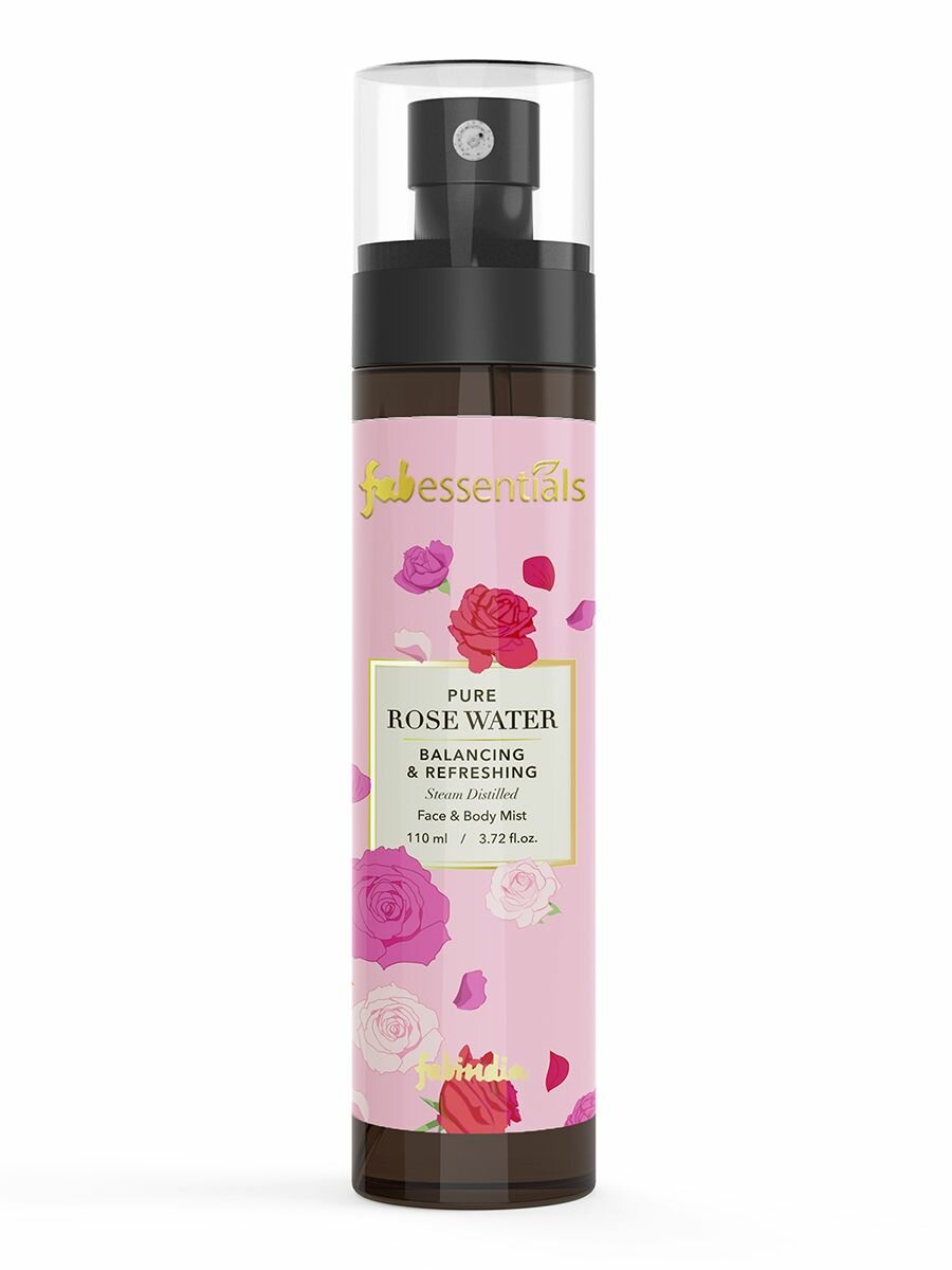 Органическая розовая вода спрей Fabessentials Organic Rose Water 110 мл.