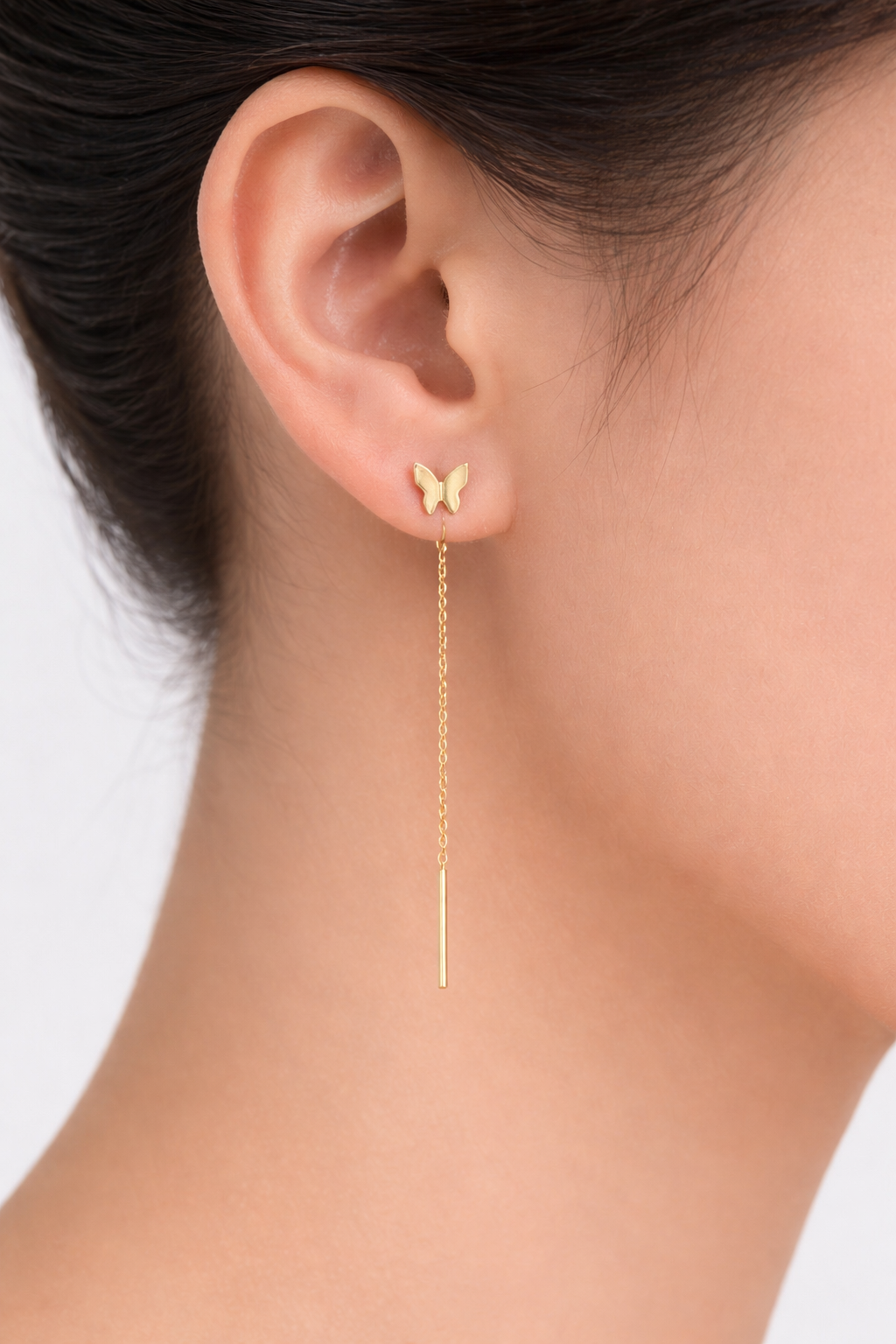 Серьги с подвесками, цепочки