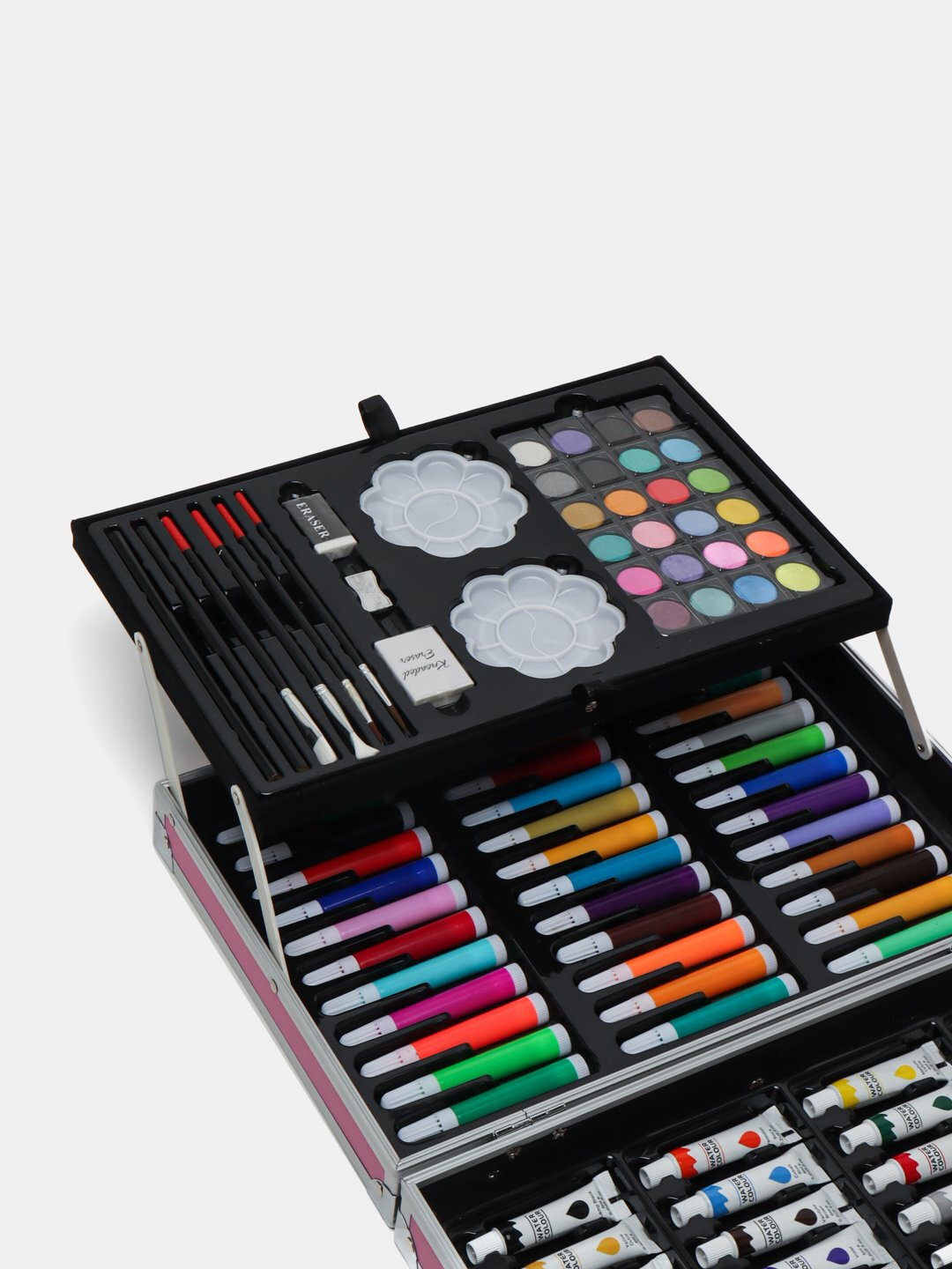 Набор для рисования и творчества в чемодане, маркеры, карандаши, фломастеры, 145 шт — фото 1