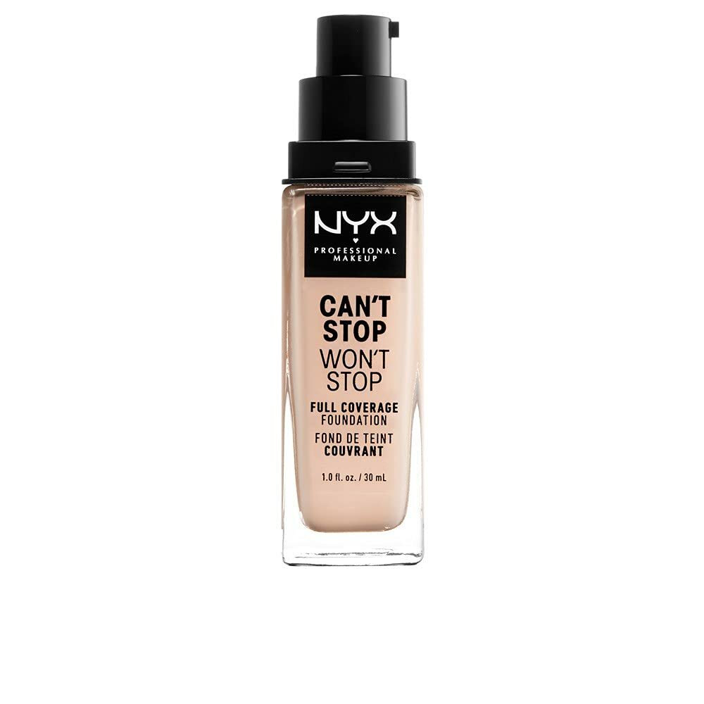 NYX Can’t Stop Won’t Stop тональный крем 24ч матовый Light Porcelain 1.3