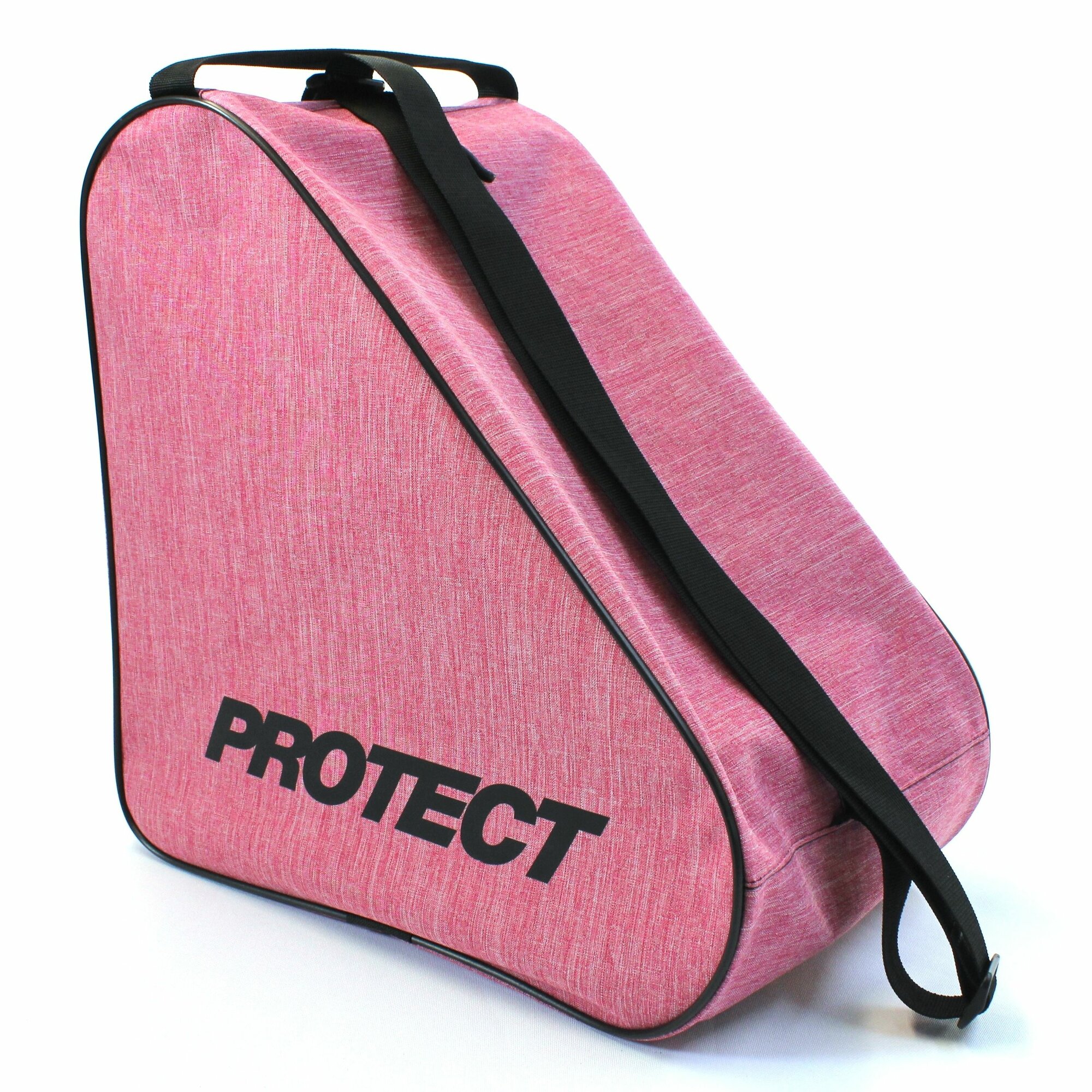 Сумка для роликов и коньков, цвет розовый/черный. Р-р 39х39х22 см. PROTECT