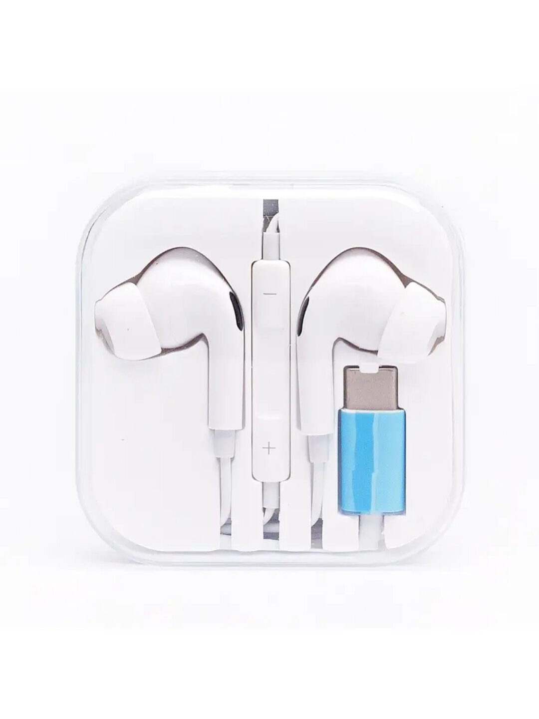 Проводные наушники для всех типов телефонов, подключение через Type C и Lightning