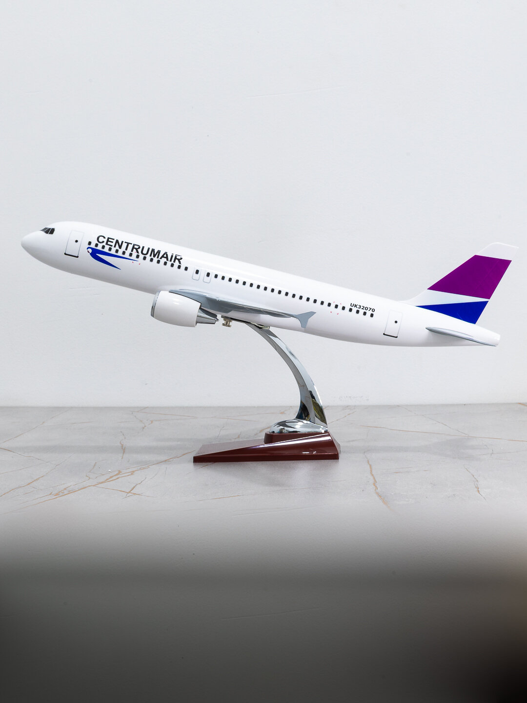 Модель самолёта Airbus A320, Centrum Air 47 см Металл+пластик — фото 1