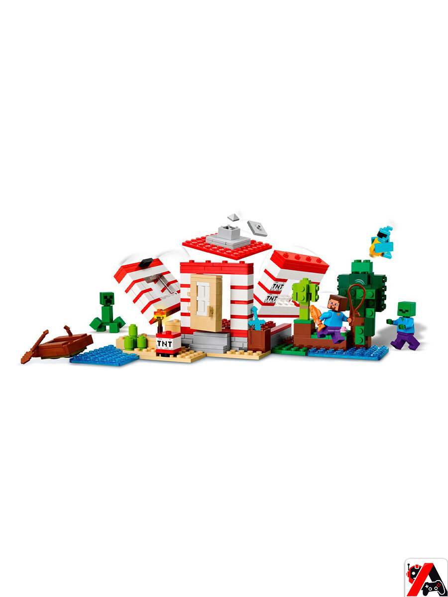 Конструктор Майнкрафт Дом в джунглях TNT — фото 1