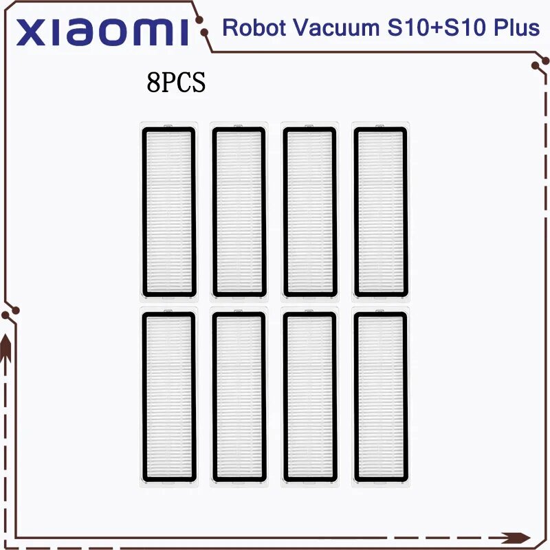 8 шт. Фильтры для Xiaomi Robot Vacuum S10+/S10 Plus, Цвет: 8PCS