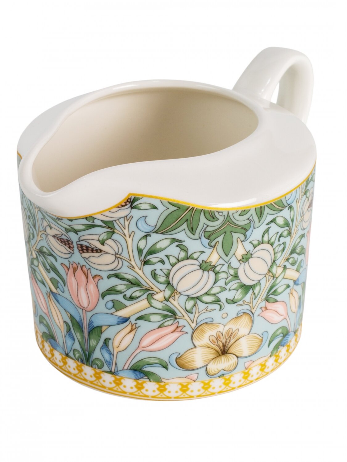 Молочник фарфоровый FIORETTA "FLOWERS" 280 мл, подходит для ПММ и СВЧ