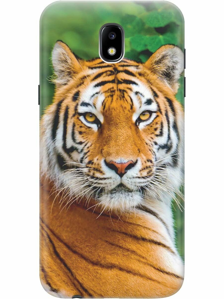 Чехол - накладка ArtColor для Samsung Galaxy J5 (2017) с принтом "Портрет тигра"