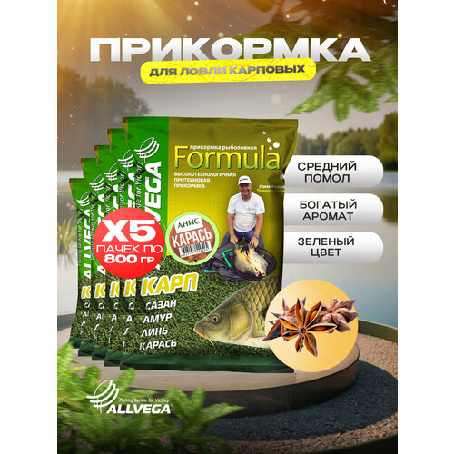 ALLVEGA Formula Carassin Anis GBF09-CA, 4500 г, 5 шт., анис